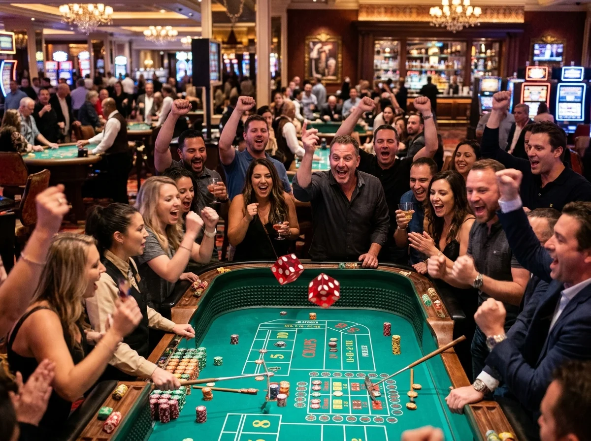 Craps bij 1Red live casino spellen